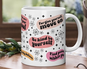 Mental health Tasse, selflove, Tasse mit Spruch, Geschenk