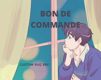 Bon de commande tapis personnalisé