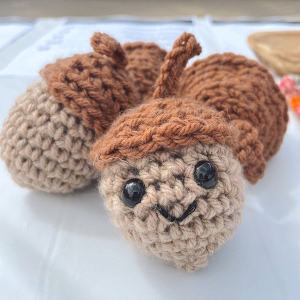 Small Crochet Acorn