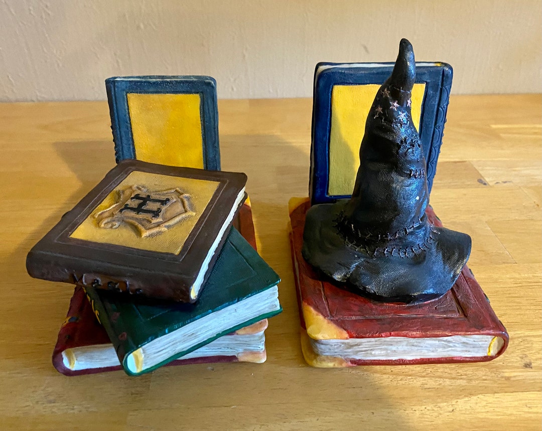 Harry Potter Sorting Hat Bookends Etsy