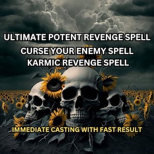 ULTIMATE POTENT REVENGE Spell, Curse Your Enemy Spell, Karmic Revenge Spell, Rachezauber, Payback Zauber, Rückgabe Karma Zauber.
