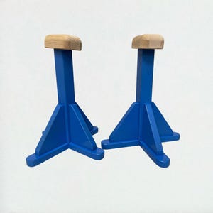 Blue Gymnastics Training Blocks – Handstand Parallettes  Bases for Calisthenics, Yoga, and Acrobatics, Handstand canes