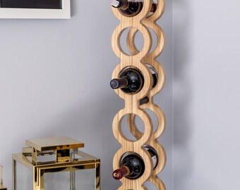 Wooden Wine Rack | Handmade Rack | Home decor | Exclusive Gift | Decoration | Oak