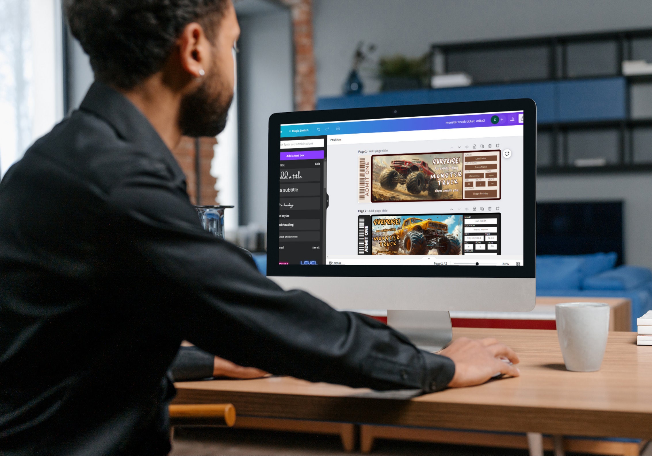 printable-monster-truck-ticket-template-surprise-editable-monster