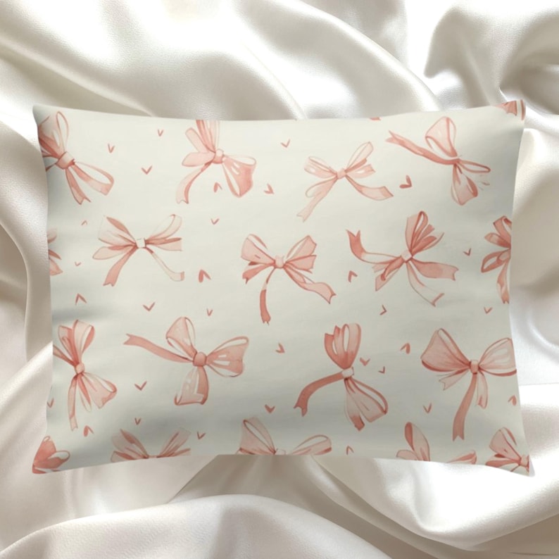 Coquette Pink Bow Bedding Set Coquette Decor King Bed Queen Duvet