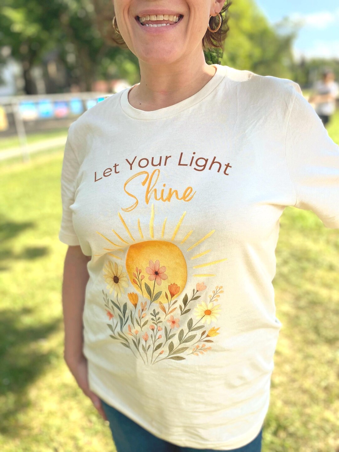Let Your Light Shine Tee Shirt Womens Inspirational Bible Quote Tshirt ...