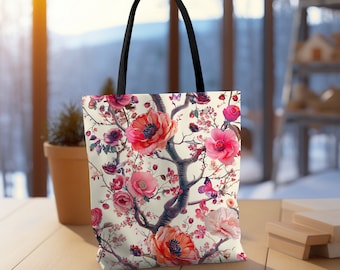 Coqueta rosa flor bolso de mano regalo floral bolso coqueta rosa bolso personalizado floral regalo para mamá coqueta estética