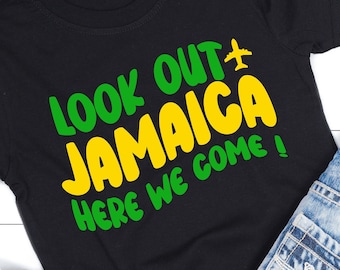 Achtung Jamaika, hier kommen wir png, svg, Jamaika Urlaub Png, Jamaika Mädchen Reise 2023 svg, Png, Jamaika Familienurlaub 2024 Shirts