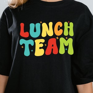 Retro Lunch Team Svg Png, Back to school SVG, Cafeteria Worker Svg, 1st day of School Svg Cut File Cricut Sublimation