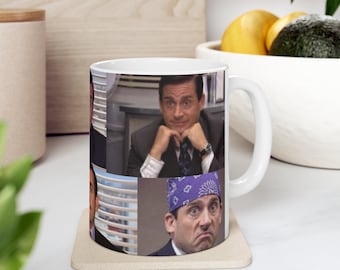 Il miglior capo del mondo Micheal Scott Idea regalo per l'ufficio per collega, capo, amico - Tazza da tè da caffè in ceramica bianca da 11 Oz