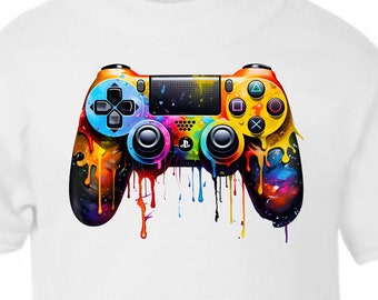 Children's T-shirts with Digital print. Brighter colour and longer lasting. Choice of 10 colours and various sizes. 100% Cotton.