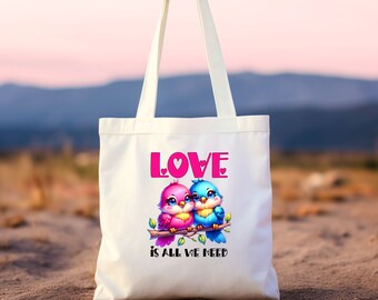 TOTE BAGS. Choice of colours and designs. Quality digital printing.