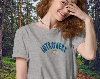 Introvert • Nope • Unisex Organic Cotton T-Shirt • Whatever It Is, Nope Casual Shirt • Rather Be At Home Graphic Tee • Silence is Fine Top