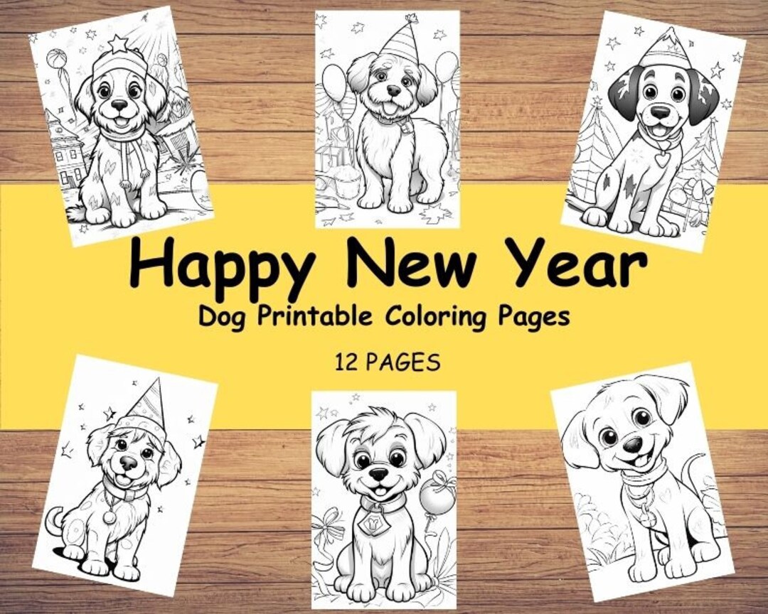 12 Dog Coloring Pages Preschool Coloring Children Toddlers Coloring ...