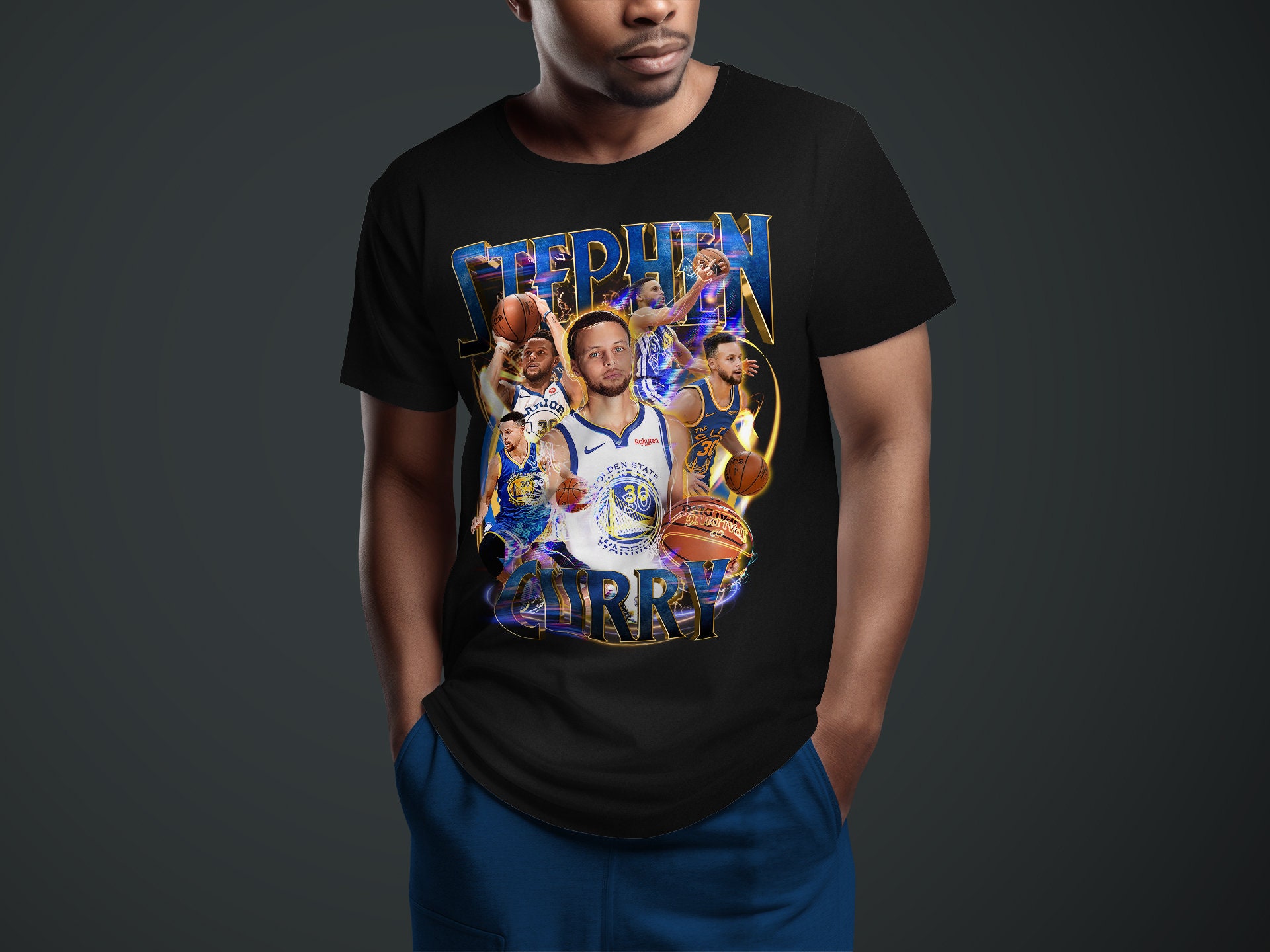 Nba T Shirt Curry Printed Short-Sleeved T-shirt European and American Fashion Brand Top main image 0