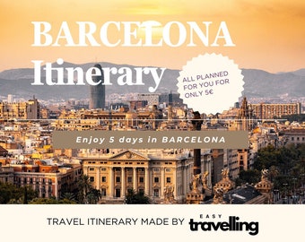Barcelona 5-Tage-Reiseplaner (Digitaler Download)