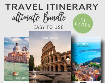 Pacchetto itinerario di viaggio in Italia / Roma, Venezia e Sicilia (PDF)