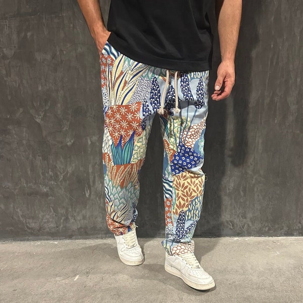 Pantalon Homme patchwork