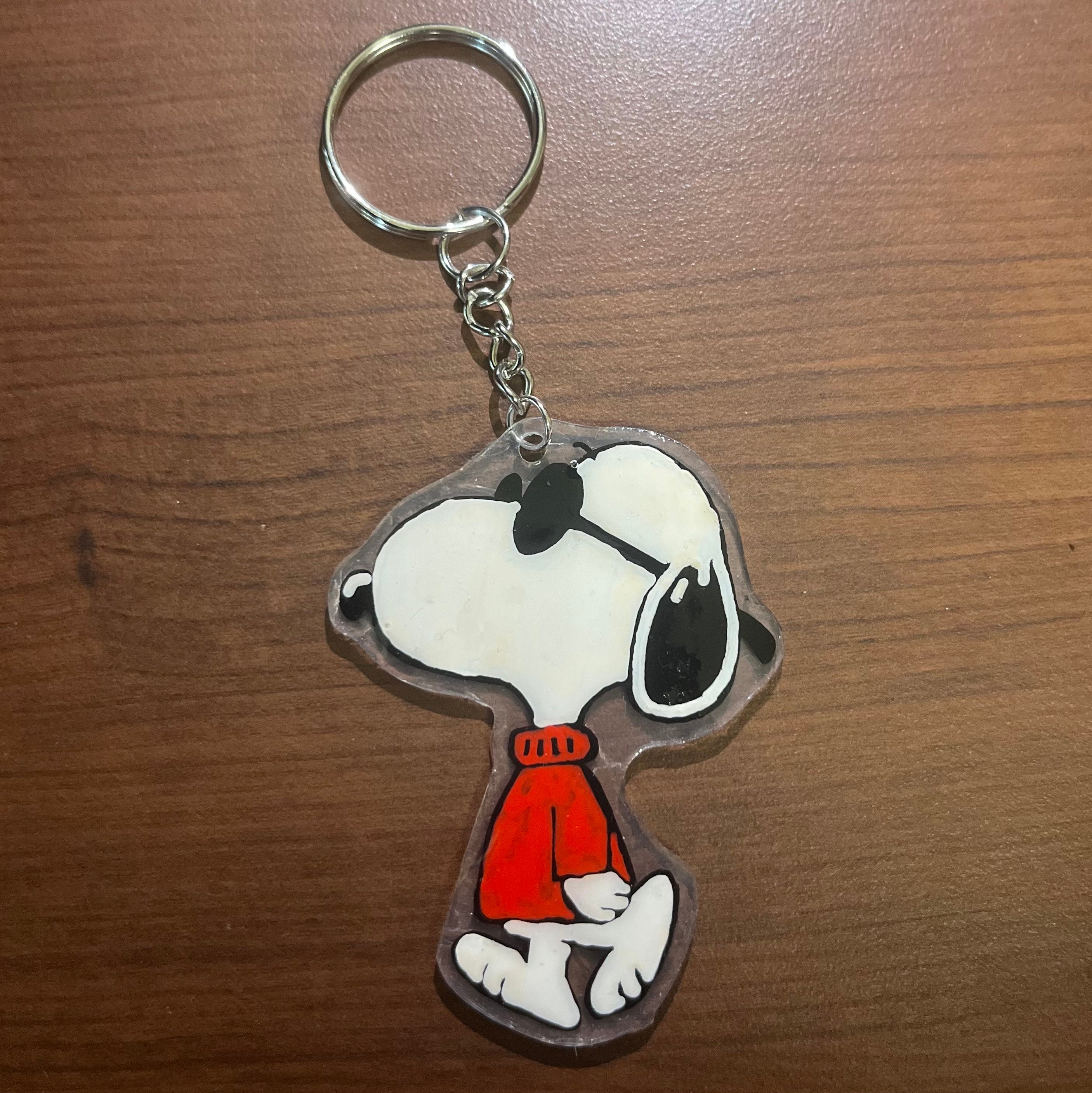Handmade Snoopy Keychains, Peanuts Snoopy Merch, Snoopy Puffer Coat - Etsy