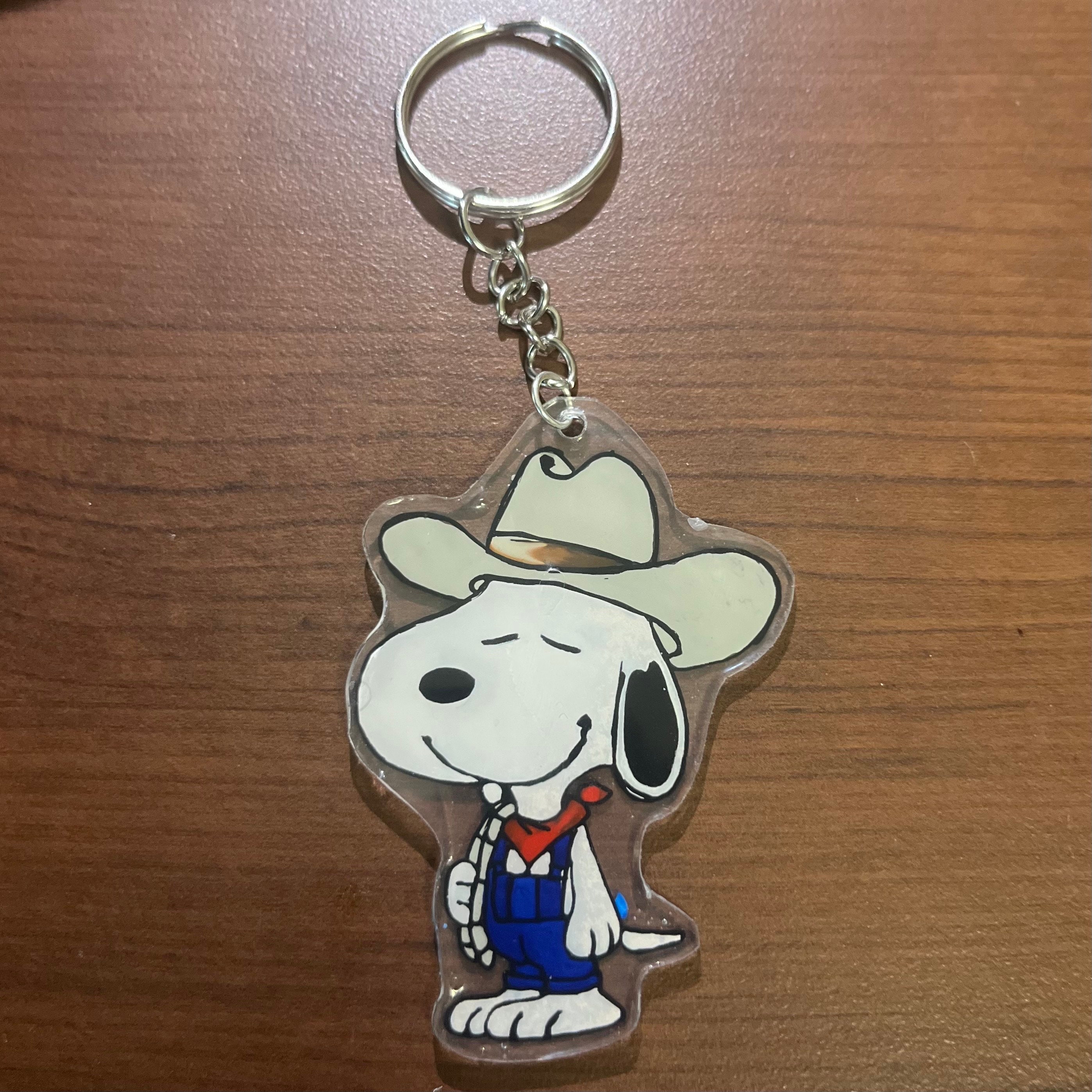 Handmade Snoopy Keychains, Peanuts Snoopy Merch, Snoopy Puffer Coat Etsy