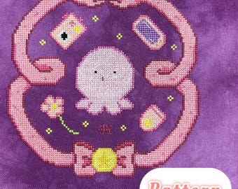 ハッピーベリーロゴクロスステッチパターン刺繍PDFダウンロード印刷