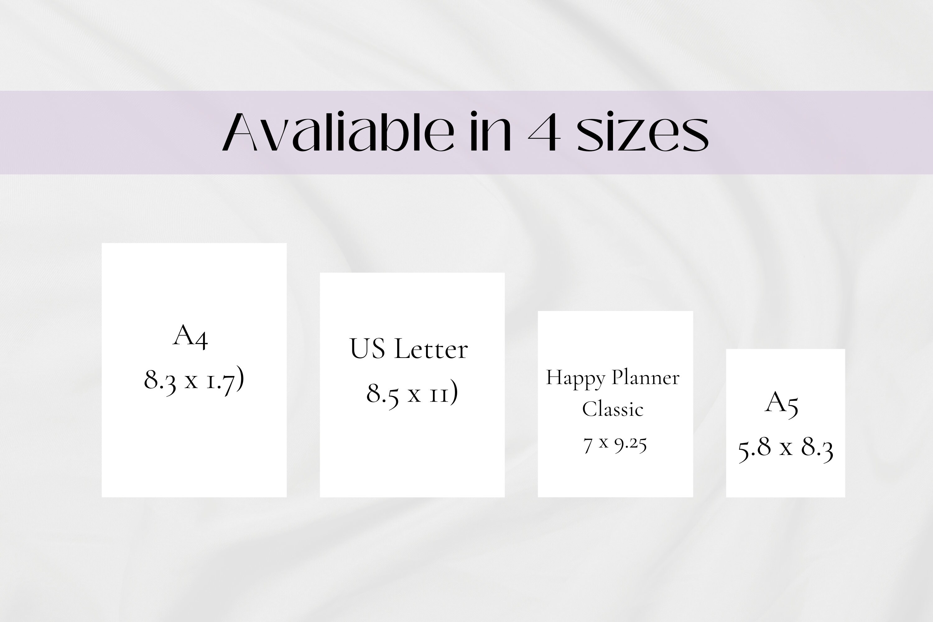 Ultimate Printable Yearly Planner, US Letter ,A4, A5, Happy Planner ...