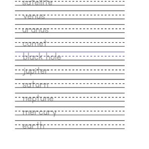 Space Write the Room Activity: Pre-k Handwriting Practice (printable ...