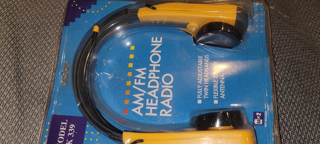 Vintage Am/fm Headphone Radio - Etsy