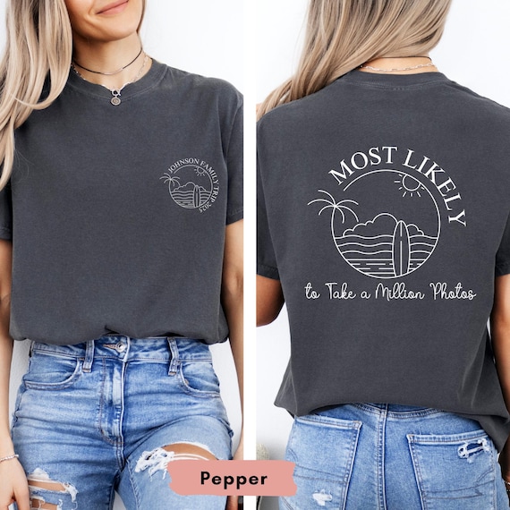 Custom Most Likely To Family Matching Shirt, Funny Vacation Group Shirt, Bachelorette Party Shirt, Most Likely Girls Trip Shirt, Group Tees