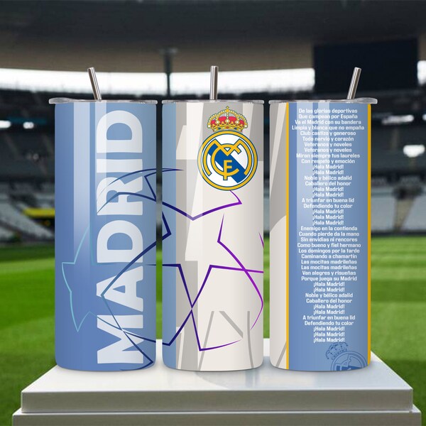 Real Madrid Tumbler Wrap with Anthem