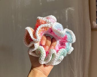 JUMBO gehaakte scrunchie