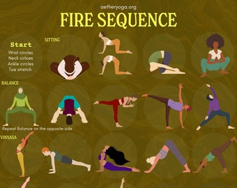 Yoga Sequence PDF - Element Series - Fire