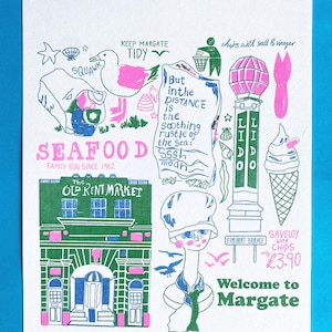 Margate Risograph Print
