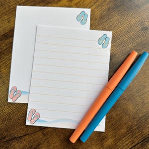 Beach Notepad-  multiple designs to choose from