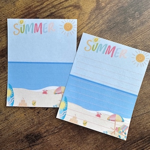 Sommer Strand Notizblock