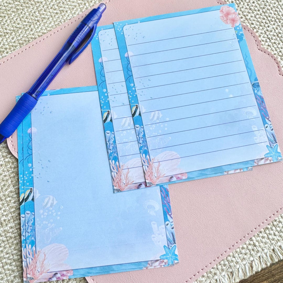 Handmade Ocean Notepad: Beach Sand Design, 50 Tear-away Sheets - Etsy
