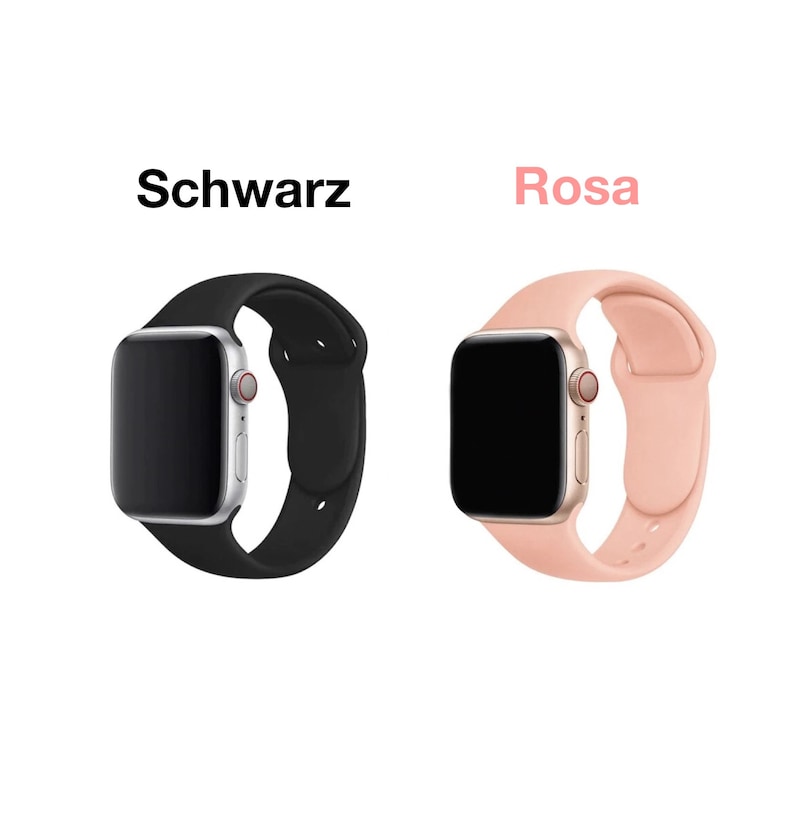 Sport Armband für Apple Watch Series 7 6 5 4 3 2 1 SE Silikon Band iWatch Ersatz Bild 8