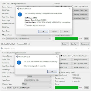 FlashGBX  Flash Cart Read and Write ROM