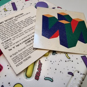 N64 NINTENDO 64 Tattooz Promo Item 1999 (Temporary Tattoo)