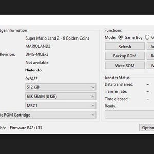 Backup Game Boy Game ROM and Save Data