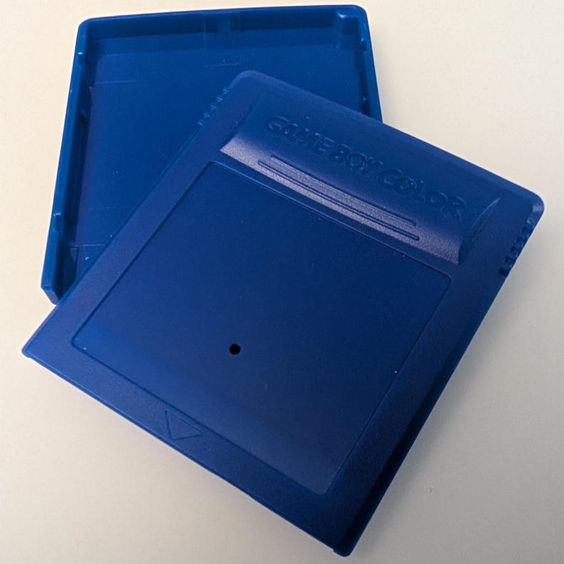 NEW Game Boy Color GBC Game Replacement Cartridge Shell Blue