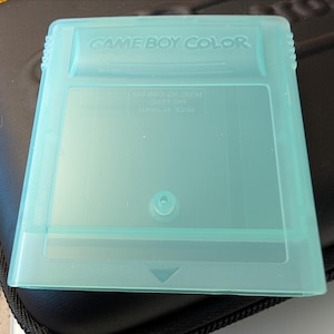 NEW Game Boy Color GBC Game Replacement Cartridge Shell Clear Turquoise