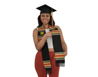 Ready to Personalize Kente Graduation Sash/Stole