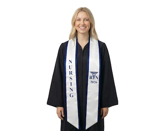 2026 RN Nursing Graduation Stole with Trim