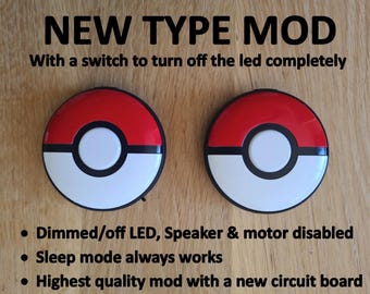 Turn the LED completely off! The only professional modded Pokémon GO Plus+ AutoThrow for Great and Ultra Balls, with a new designed PCB