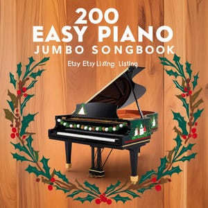 Jumbo 200 Easy Piano Songbook for Beginners | Fun & Popular Songs to Learn