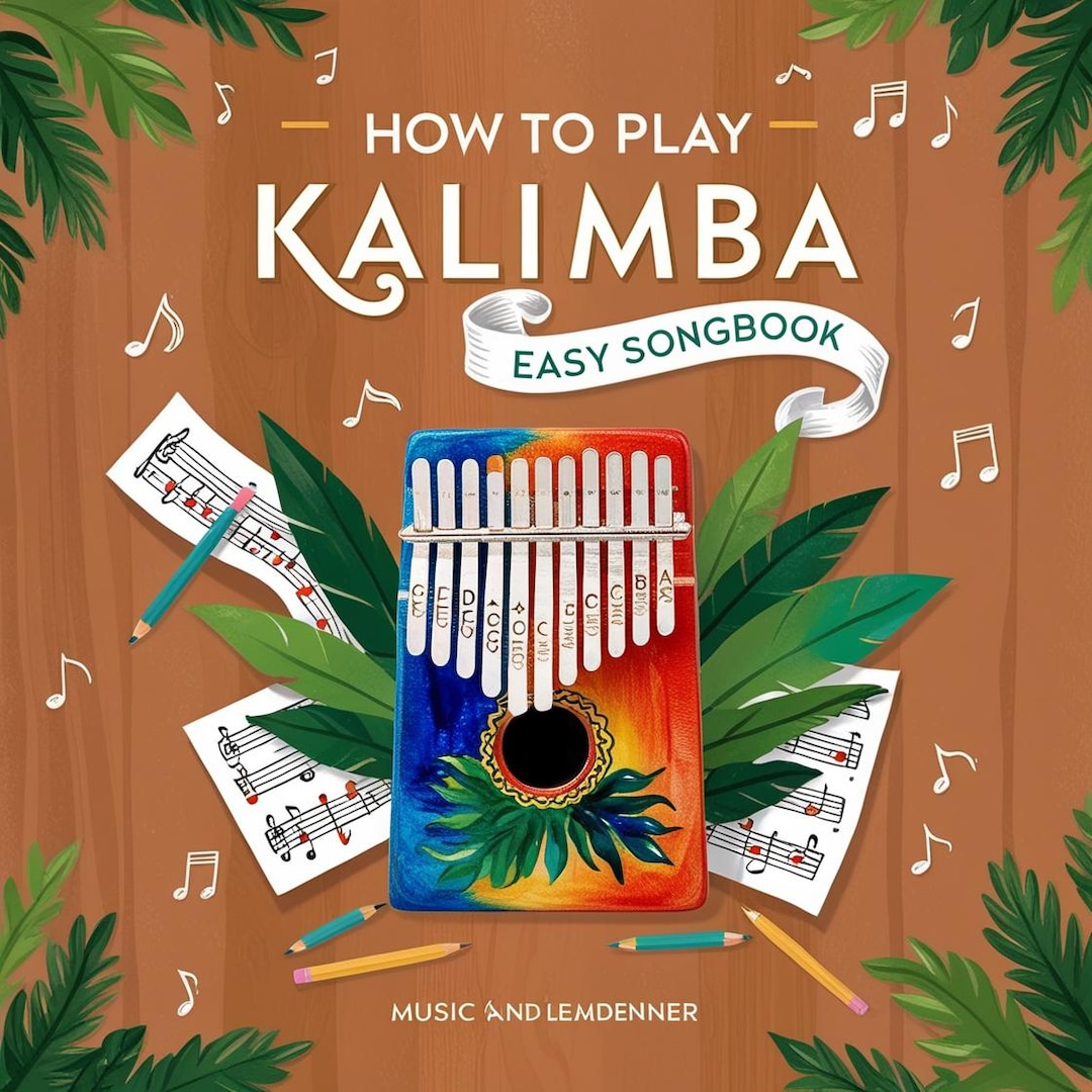 Kalimba Learn Easy PDF Tutorial Songbook Thump Piano Learn and Play in ...