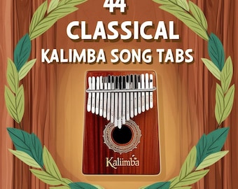 Kalimba Song Tabs: 52 Anime Songs for Beginners (Digital Download)
