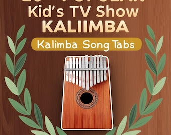 Kalimba Tabs: oltre 20 canzoni per bambini, facili da suonare (download PDF)