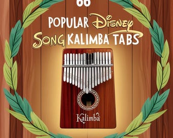 Tablaturas de Kalimba de Disney / 66 canciones populares para niños (Descarga digital)